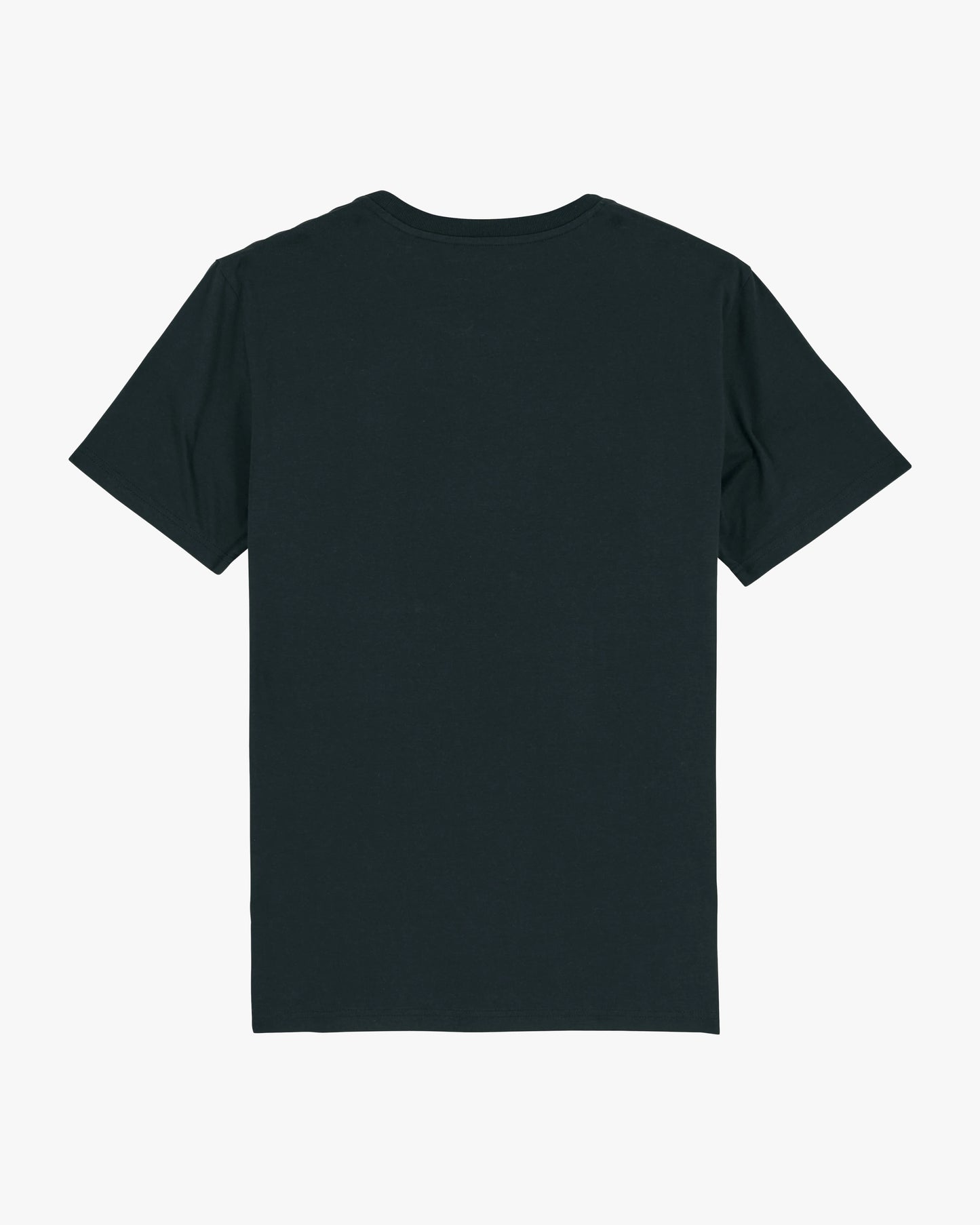 PÉENKOK' | BLACK ORGANIC COTTON SUSTAINABLE FASHION TEE REGULAR FIT 