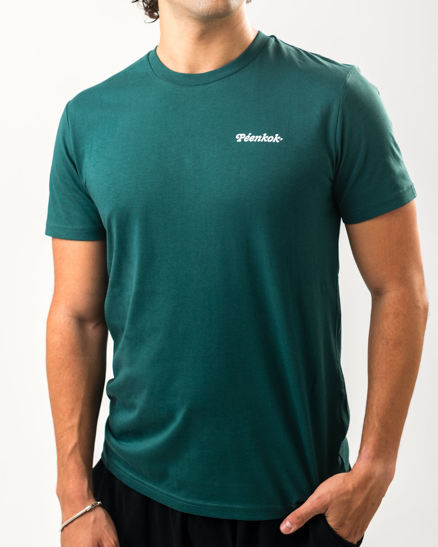 CAMISETA VERDE BÁSICA DE ALGODÓN ORGÁNICO